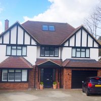 Replacement door canopy in Loughton, Essex