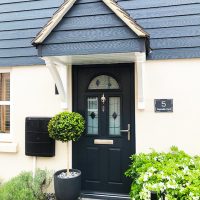 Bespoke door canopy in Willingham