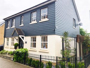 James Hardie composite cladding installation