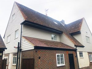 Compositce cladding installation in Sussex