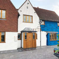 Pre-installation of James Hardie cladding