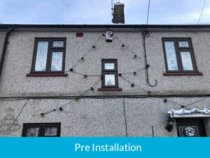 Pre installation of James Hardie cladding