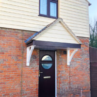 Bespoke door canopy in South Ockendon