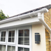 New uPVC fascias and guttering installation