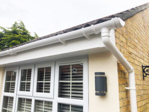 New uPVC fascias and guttering installation