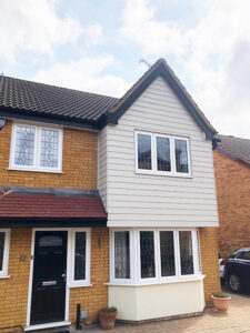 Composite cladding installation in Hertfordshire