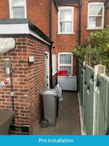 Pre installation of James Hardie cladding