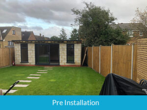 Pre-installation of Ecoscape cladding