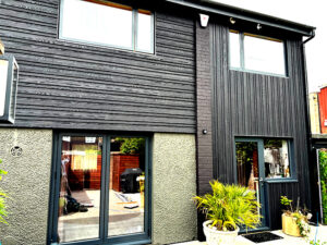 Cladding installation in Stratford