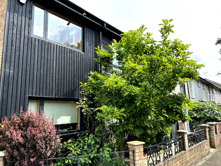 Millboad Cladding Millboard composite cladding installation in Stratford, East London