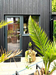 Composite cladding installation in East London