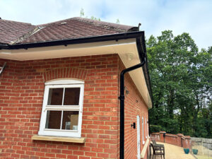 New fascia boards and guttering installed in North London