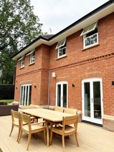 Rear of property after roofline repairs in Barnet