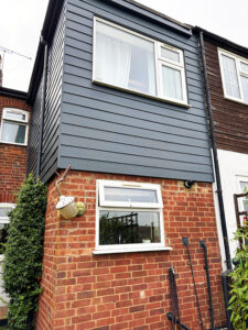 Weatherproof cladding installation in Baldock, Hertfordshire