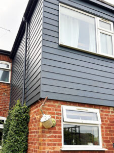 James Hardie cladding installation in Baldock