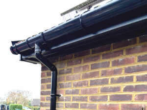 Cladding and guttering in Cobham