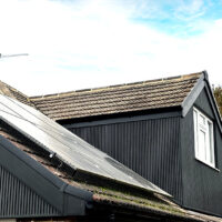 Ecoscape cladding installation in Surrey