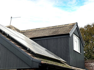 Ecoscape cladding installation in Surrey