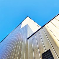 Accoya timber cladding on rear extension