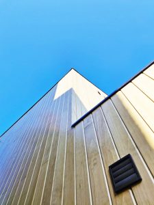 Accoya timber cladding on rear extension