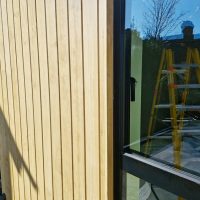 Timber cladding installation in Croydon
