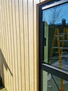 Timber cladding installation in Croydon