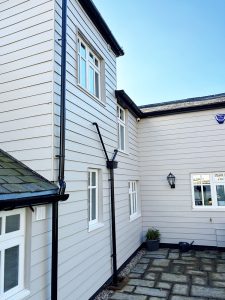 James Hardie cement cladding installed in Hertfordshire