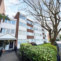 New cladding installed at a four level block of flats