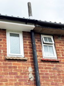 New fascias, soffits and guttering in Borehamwood