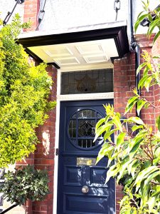 Bespoke door canopy installation in Highgate, North London