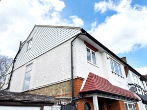 New composite cladding installation in Chingford