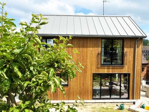 Timber cedar cladding installed in Guildford